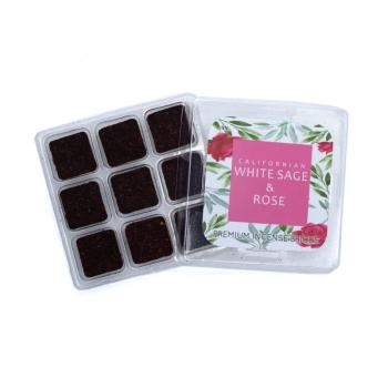 Aromafume Weihrauchblöcke „Weißer Salbei & Rose“