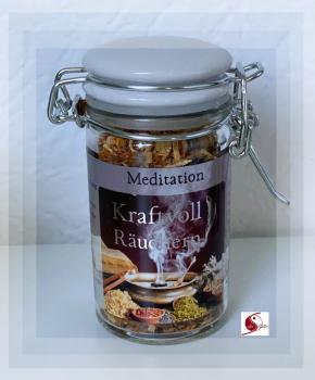 1 -Meditation- Räuchermischung in Glas