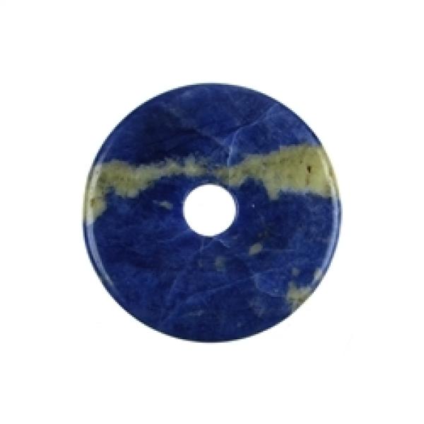 Sodalith Donut 40 mm - Anhänger