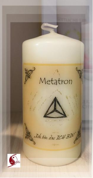 Engelalm Energiekerze klein „Metatron“ – Lebensplan(10 x 5 cm)