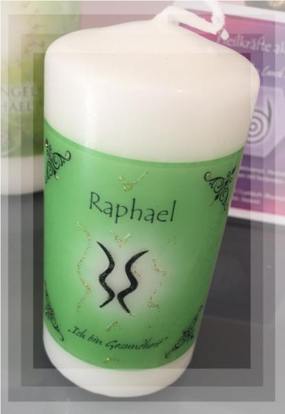 Engelalm Energiekerze klein  „Raphael“ – Gesundheit & Heilung (10 x 5 cm)