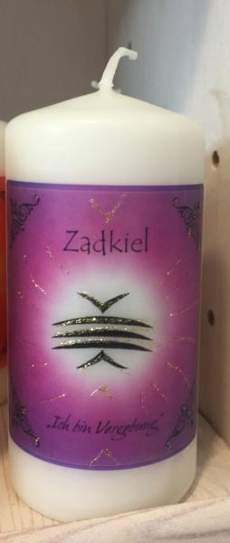 Engelalm Energiekerze klein „Zadkiel“ – Loslassen (10 x 5 cm)