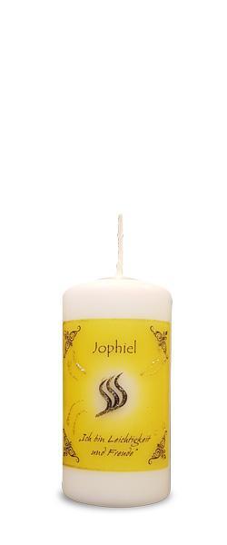 Engelalm Energiekerze klein „Jophiel“ – Freude (10 x 5 cm)