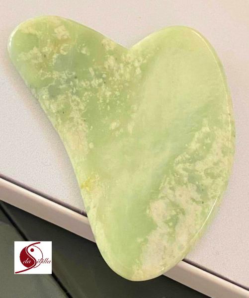 Gua sha Körper-Gesicht Massagestein, JADE